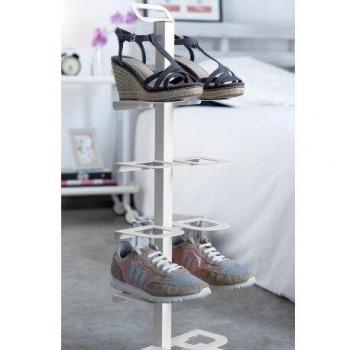 DON HIERRO - Tidy, Zapatero metálico, hasta 5 Pares de Zapatos.