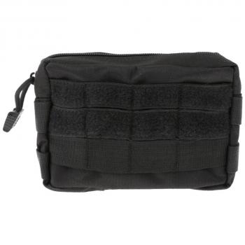 Deportiva Bolsa Bolso Paquete de Cintura de Deportes Al Aire Libre Táctico de Molle Trasero Vago Lazo de Correa del Teléfono - Negro, 3 Cm X 2 Cm