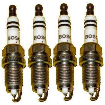 Bujía Bosch Double Platinum 0 242 236 566 para Audi, Seat, Skoda, VW y Ford