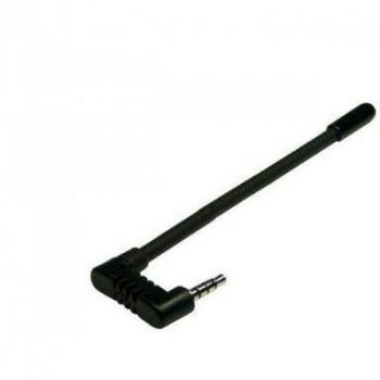 OTB 8002323 TMC Antena, 3,5 mm acodado 180 Grados Negro