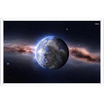 Metal cartel Cartel de chapa Hojalata sesión Space Tin Sign #32801 Nebula Near A Blue Planet Retro Vintage Pared Decoración by hamgaacaan