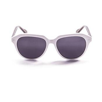 Ocean Sunglasses Mavericks - Gafas de Sol Color Blanco y Marrón con Lentes Ahumados Demy