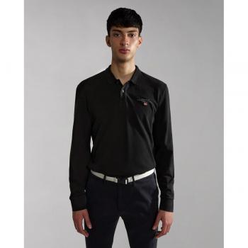 Napapijri - Polo Elbas de Manga Larga para Hombre