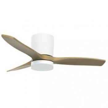 Ventilador de Techo Matipa Blanco con Luz CCT Regulable y Mando a Distancia Ø106, 3 Aspas DC