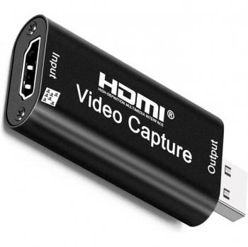 Klack Kapture Capturadora de Vídeo HDMI 1080p 30fps con Entrada y Salida de Audio