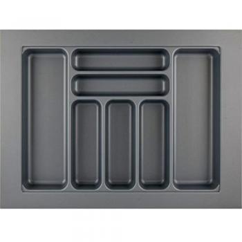 Bandeja de Inserción OrgaTray 440, Ancho 601-700 mm, Profundidad 441-520 mm, Color Plata Hettich