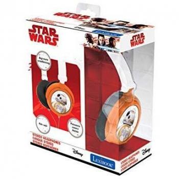 Star Wars HP015SW Auriculares Estéreo, Diadema Ajustable Y Plegable, Casco Audio