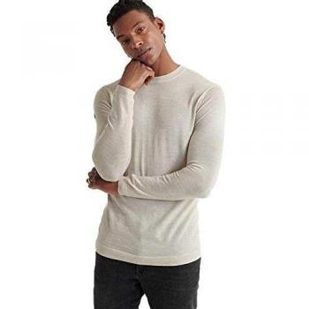 Superdry Edit Merino Jersei Hombre Cloud Grey Marl L