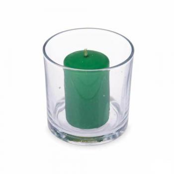 Vela Perfumada en Vaso de Bambú - 10 x 10 x 10 cm (6 Unidades)