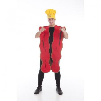 Disfraz de Bacon para Adulto Creaciones Llopis, Multicolor, Talla L (4845-AL), color/modelo surtido