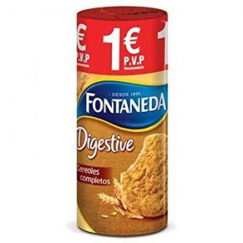FONTANEDA galletas digestive cereales paquete 215 gr
