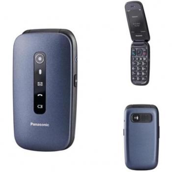 Panasonic KX-TU550EXC Móvil para Personas Mayores, Azul, 128 MB, Pantalla 2.8, 4G LTE