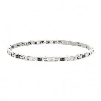 Pulsera Hombre Breil TJ3272 - Pulsera de acero inoxidable, diseño moderno y elegante, con cierre de seguridad, resistente al agua, ideal para uso diario y ocasiones especiales