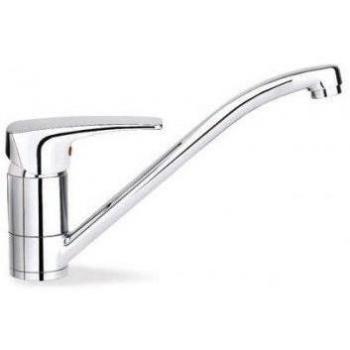 Grifo De Cocina Teka Monomando Caño Bajo Ms1 Color Cromo Ref 4091302 Caño Bajo Giratorio