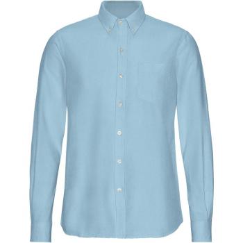Colorful Standard Organic Button-Down Shirt in Seaside Blue