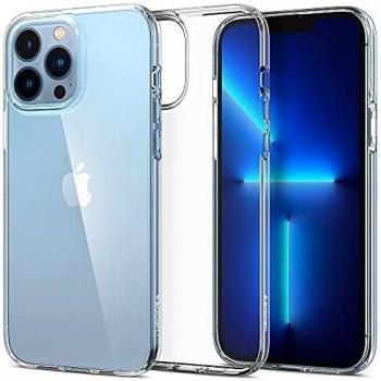 Funda TPU Spigen Liquid Crystal para iPhone 13 Pro Max - Transparente y Delgada