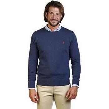 THE TIME OF BOCHA Jersey Hombre Cuello Caja JI1JCAJA-Ocean Talla XL