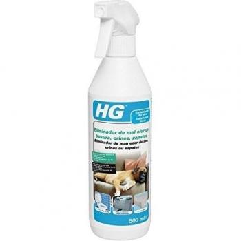 HG Aerosol Eliminador de Mal Olor de Basura, Orines, Zapatos y Olores Desagradables – 500 ml