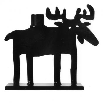 Bengt & Lotta de reno de colour negro y candelabro con altura de 20 cm