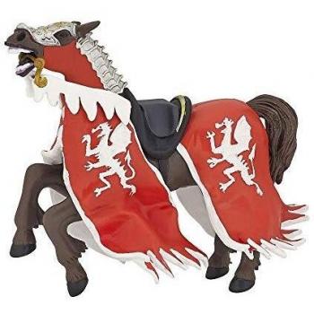 Papo Ridder Rode Drakenkoning Paard 39388
