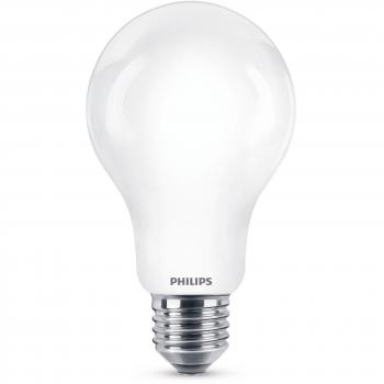 Philips bombilla LED estándar casquillo gordo E27, 11.5W equivalentes a 100 W en incandescencia, 1521 lúmenes, luz blanca cálida