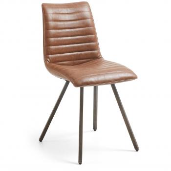 Kavehome Silla Trash, marrón óxido