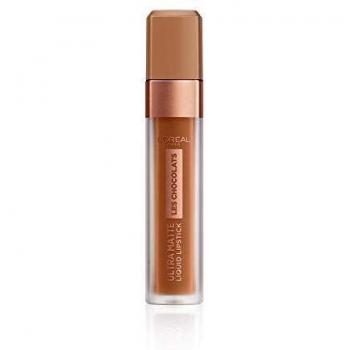 L'Oréal Paris Les Chocolats Labial Líquido Mate, Tono Marrón Nude 860 Ginger Bomb