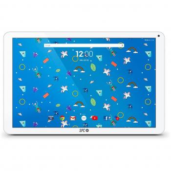 Tableta SPC Heaven 10.1 Blanco - Procesador Quad Core Cortex A53 1.3GHz, RAM 2GB DDR3, Memoria Interna 32GB, Pantalla IPS HD, Cámara 2MPX/VGA, HDMI, Micro USB, Batería 5000mAh - Android 7