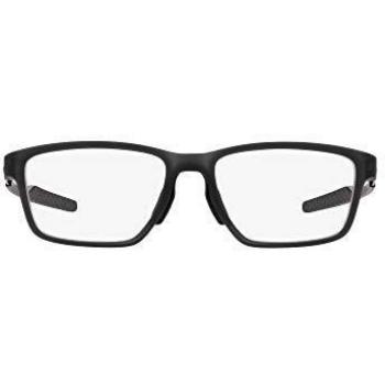 Luxottica Oakley OX8153 Unisex Full-Rim Square Glasses with Gray Frame, 53mm/17mm/136mm