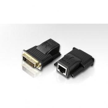 Aten VE066 Mini DVI Extender sobre Cat5e/6, Amplificador de Señal DVI-D hasta 20 Metros