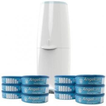 Angelcare Contenedor de Pañales con 12 Recambios