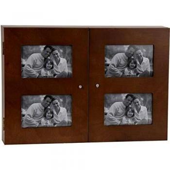 B and B Caja para Guardar Llaves con 4 Fotos, Multicolor, Talla única