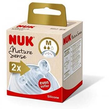 NUK Nature Sense 2 Tetinas de Silicona - Tamaño: M