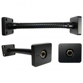 Brodit 215181, accesorios de montaje con agujeros AMPS, negro