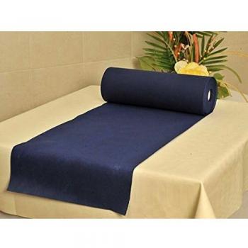 UN USO Rollo Camino DE Mesa NOVOTEX 0.40x48m PRECORTADO 30cm. Color Azul