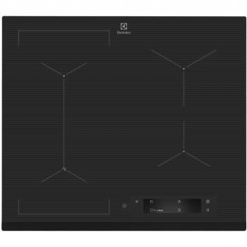 Placa de Inducción Electrolux EIS6448 SenseFry, 4 Zonas, 60 cm, Color Gris Antracita