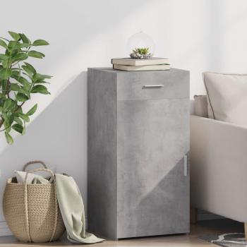 Armario aparador gris hormigón 45x42,5x93 cm madera de ingeniería multicapa