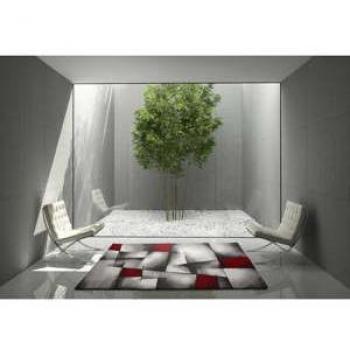 Alfombra de Interior Coraline Liso en Beige, 60x100, 80x150, 120x170, 160x220 cm y Alfombra Lisa Lavable Color Plata, 160x220 cm