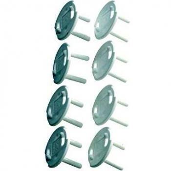 Protector de Enchufes para Bebés ABUS, 6 Piezas, Especial para Toma de Tierra