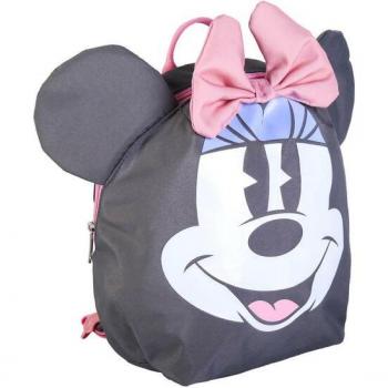 Mochila Guardería Personaje Minnie Gris