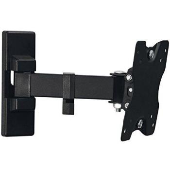 Soporte de Pared Munari SP366 para TV de Pantalla Plana 66 cm (26) Negro, Capacidad 15 kg, con 2 Snodi