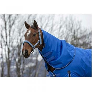 Manta Impermeable para Caballos Equithème Tyrex 1200 D con Protector de Cuello y Aislamiento de 200g