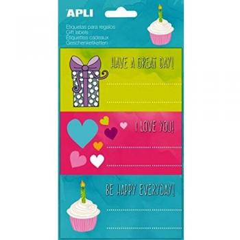 Apli 14393 Etiquetes para Regalos, 9 Unit