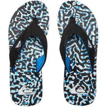 Quiksilver Sandalias Molokai Layback para Hombre en Azul y Negro