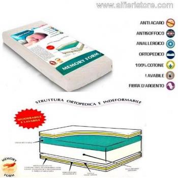 Materasso Billo e Pallina Memory Form 125 x 60 Cm