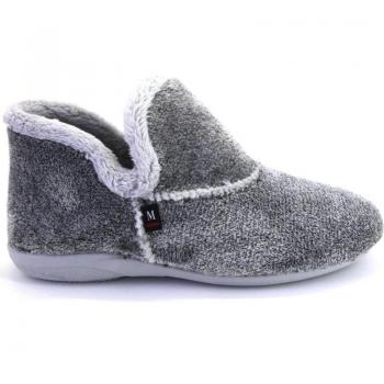 MUYTER 3080 Zapatillas de casa cerrada de mujer gris
