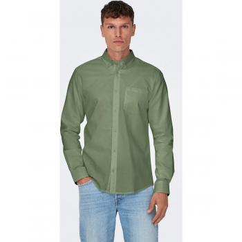 Only & Sons - Camisa manga larga Oxford de hombre