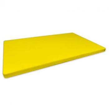 Tabla de Cortar Profesional Denox de Polietileno de Alta Densidad 500x300 mm Antideslizante Color Amarillo Talla Única