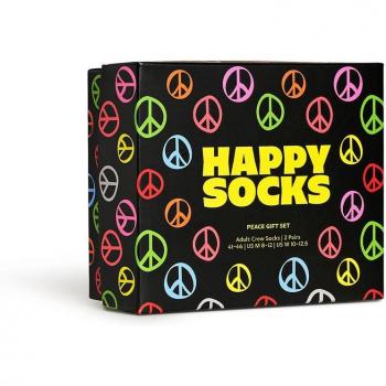 Happy Socks - Estuche 2 pares símbolo paz de hombre