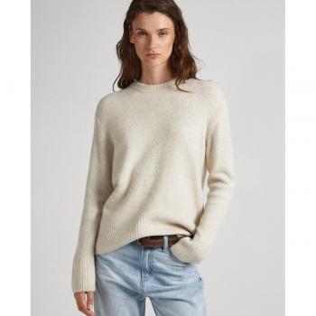 Jersey Cuello Redondo Básico Denisse Marfil Pepe Jeans